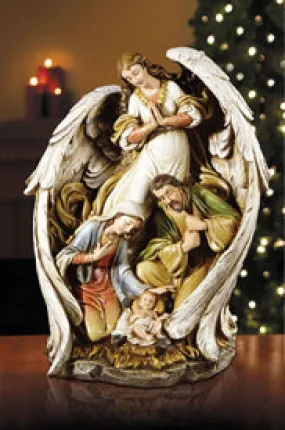 15 Angel With Nativity