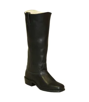 Abilene Boots Mens 16in Shooter Riding Black Cowhide Cowboy Boots