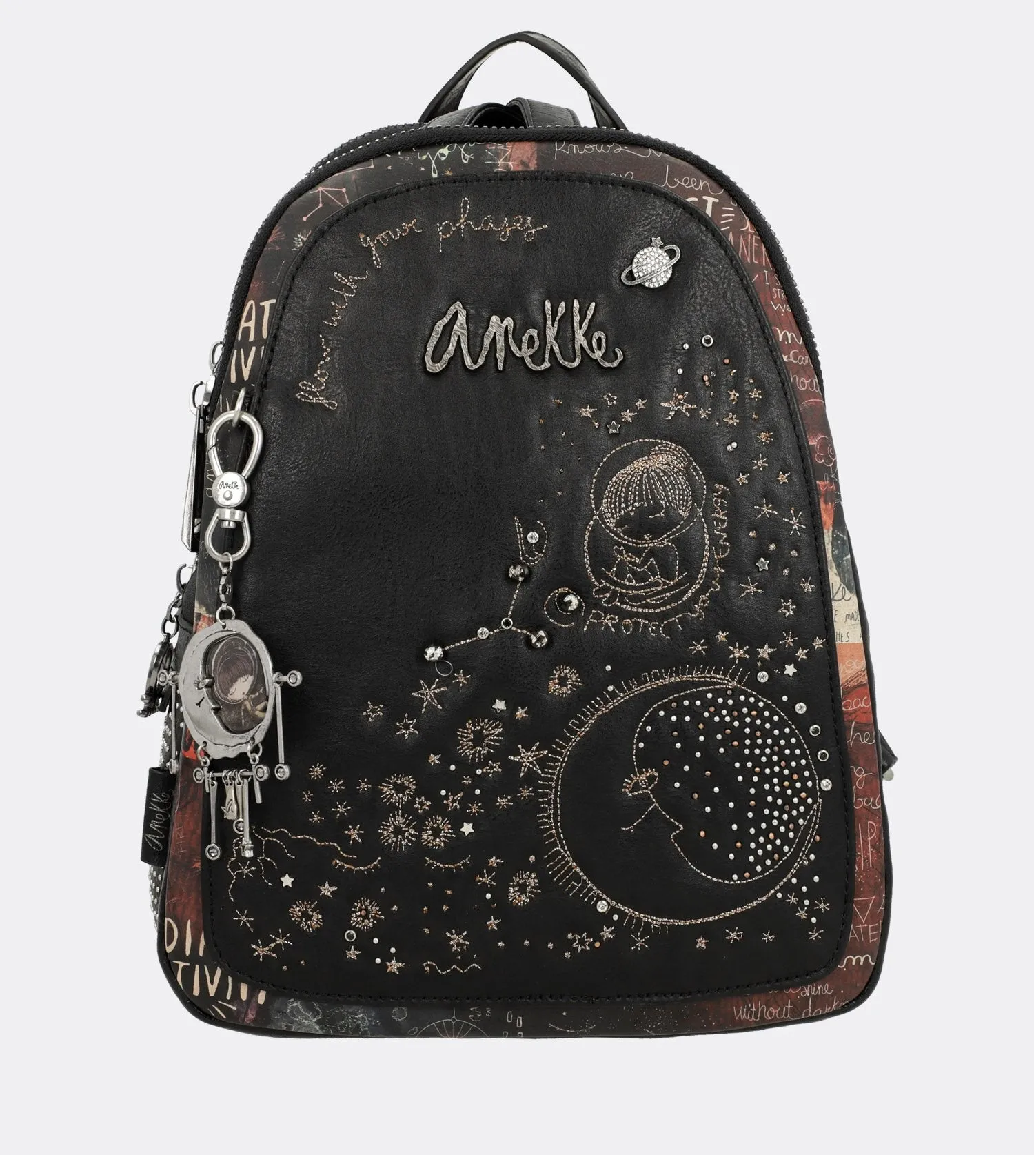 Adorable spirit triple zip backpack