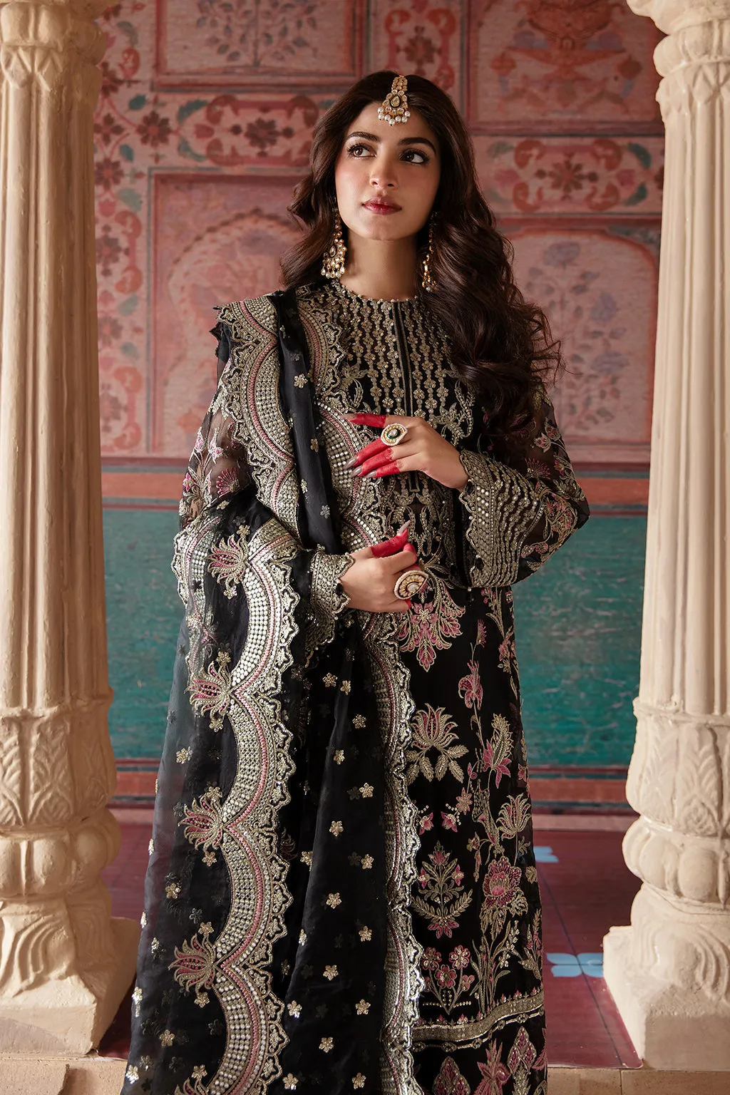 Afrozeh Shehnai Unstitched Wedding Formal 3Pc Suit AFS-23-V1-03 Abdeen