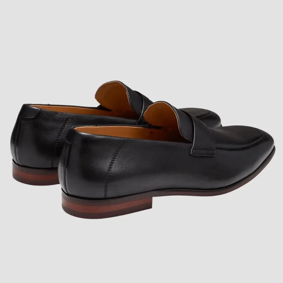 AQ By Aquila Black Porter Loafers