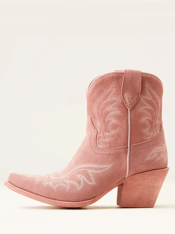 Ariat 10050900 Womens Chandler Western Boot Carnation Pink Suede