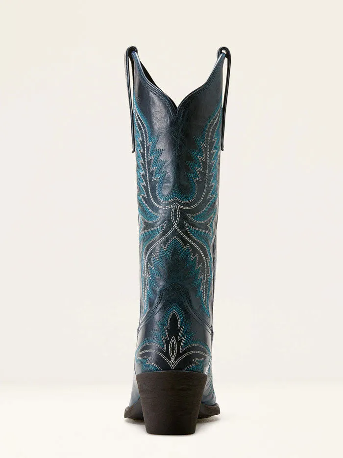 Ariat 10053787 Womens Round Up Collins Western Boot Fresh Denim