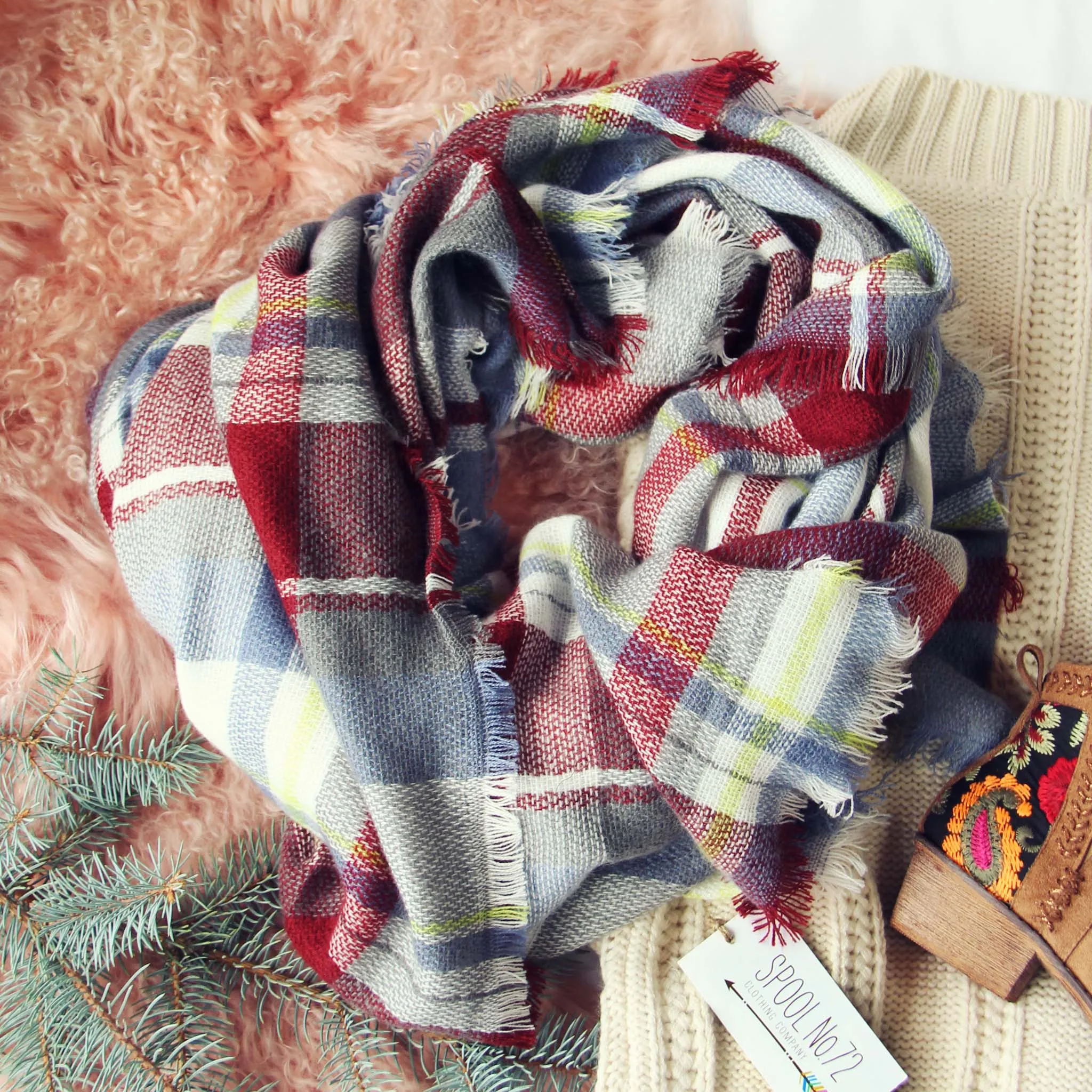 Autumn Falls Plaid Scarf