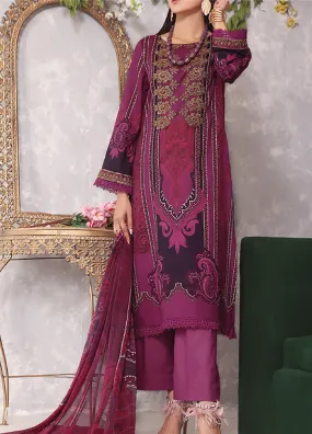 Ayesha Alishba By VS Textile Embroidered Lawn Unstitched 3 Piece Suit - 13