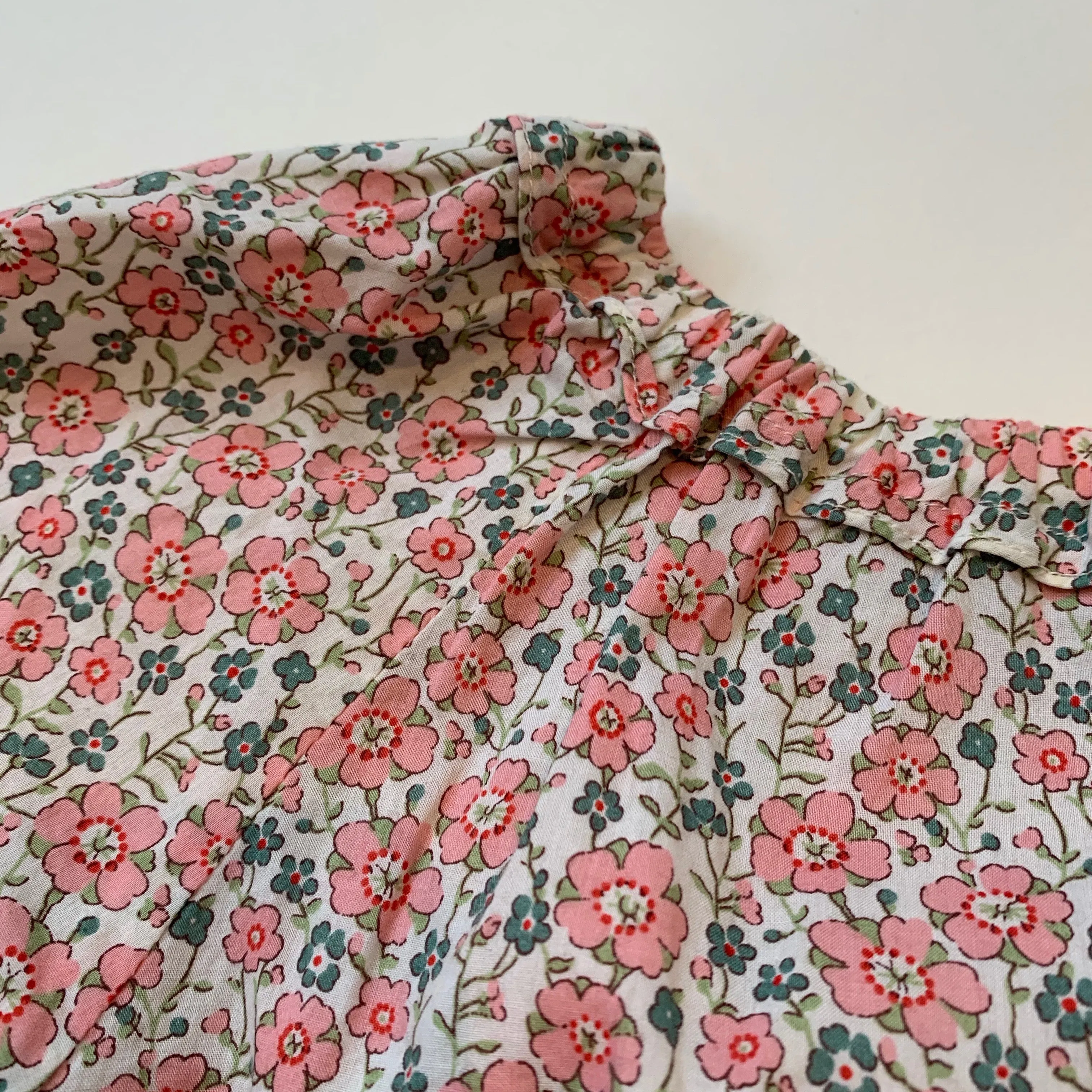 Bonpoint Liberty Print Short Sleeve Blouse