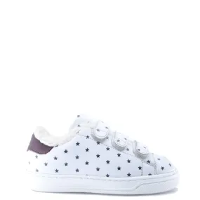 Bonton White Star Fur Velcro Sneaker