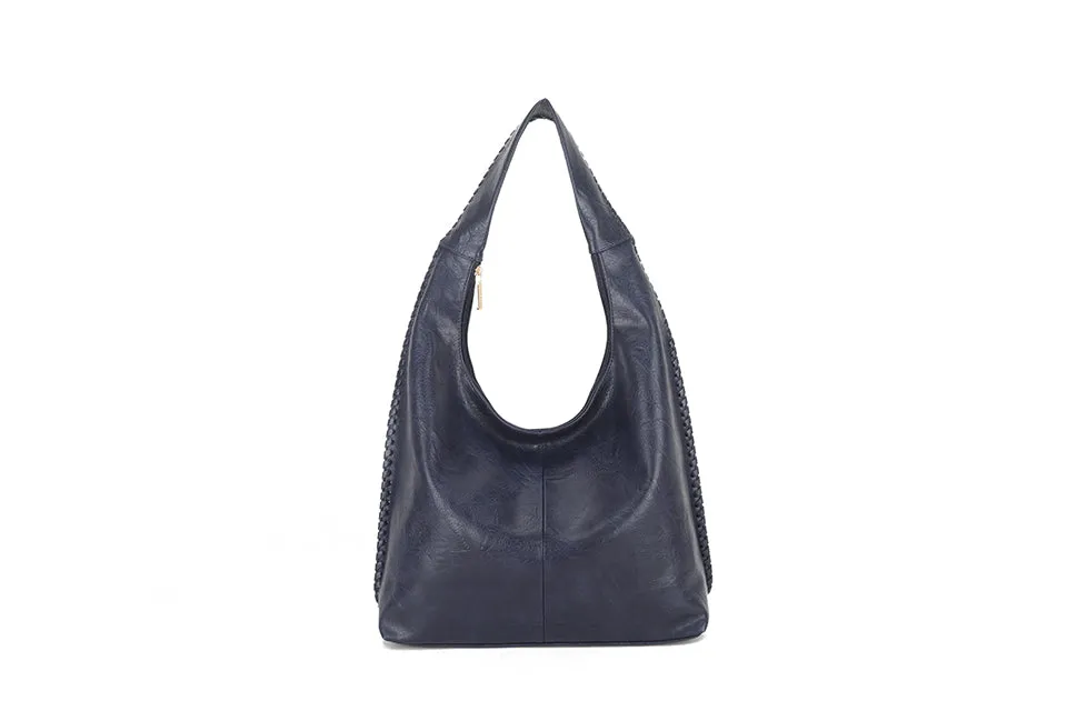 BY712 -Navy Shoulder Strap Bag