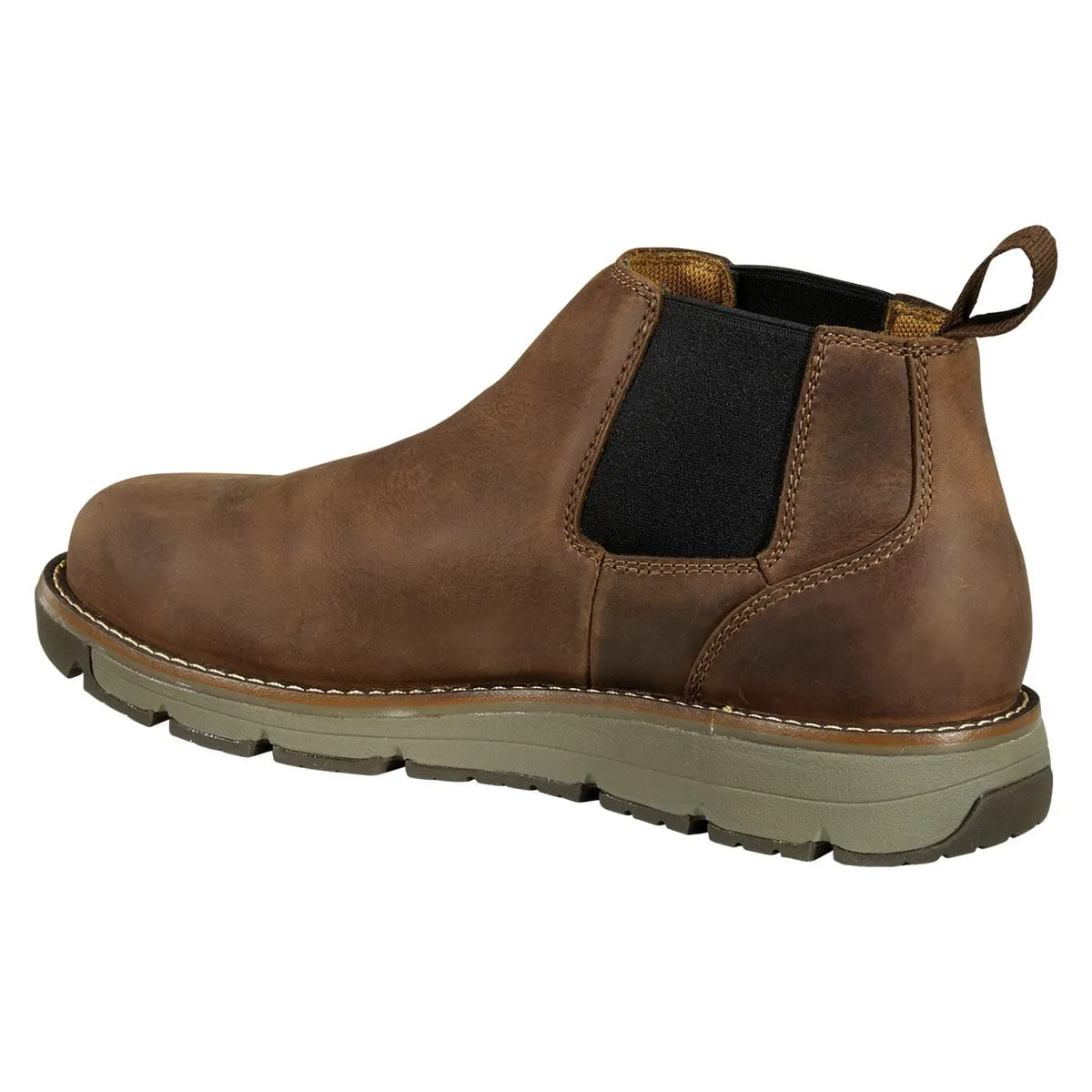 Carhartt Millbrook Water Resistant 4-inch Romeo Steel Toe Wedge Boot-Brown