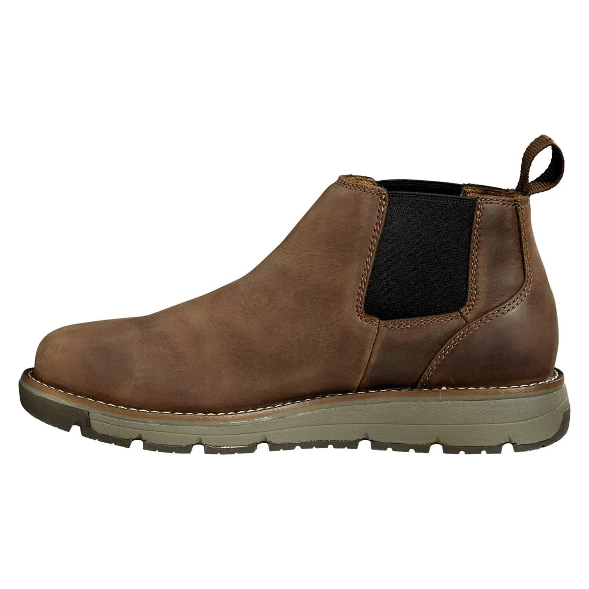 Carhartt Millbrook Water Resistant 4-inch Romeo Steel Toe Wedge Boot-Brown