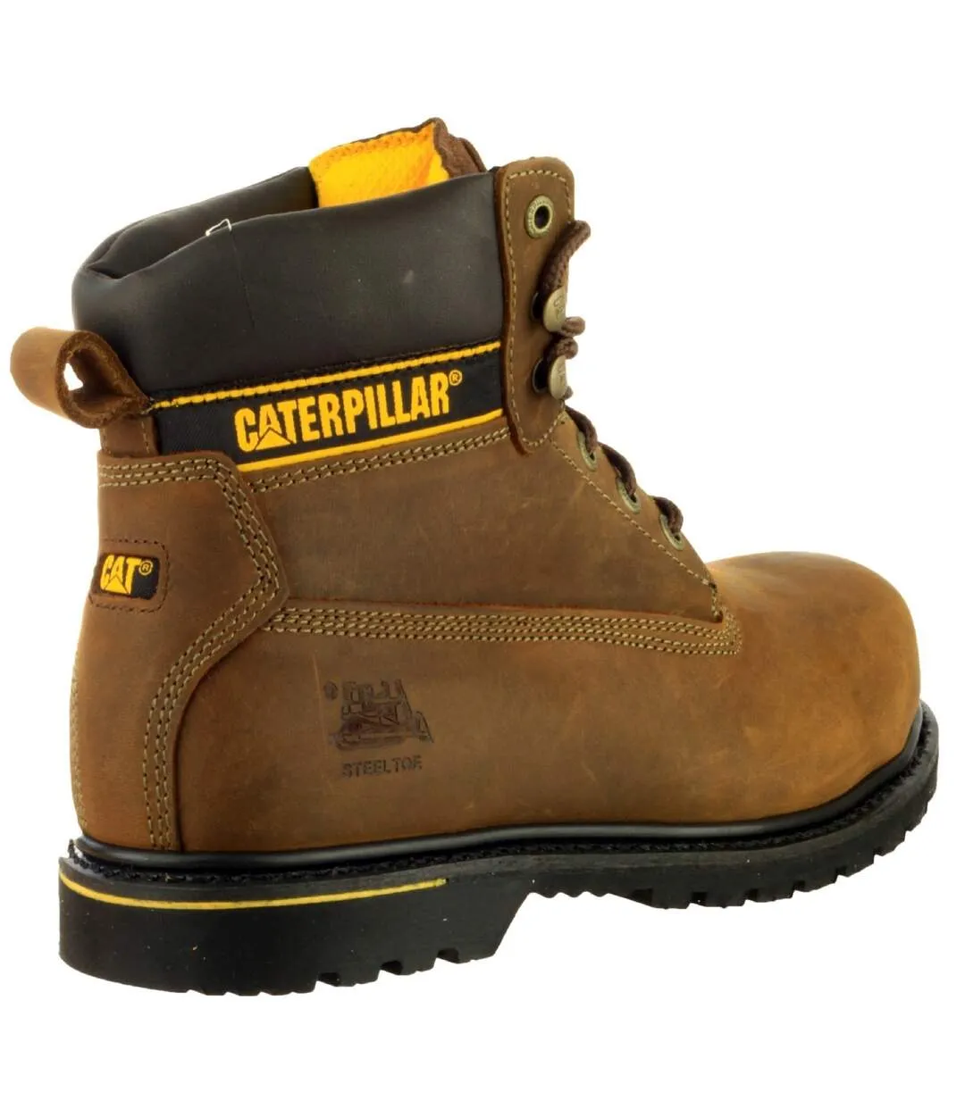 Caterpillar Holton S3 Safety Boot / Mens Boots / Boots Safety (Brown) - UTFS979