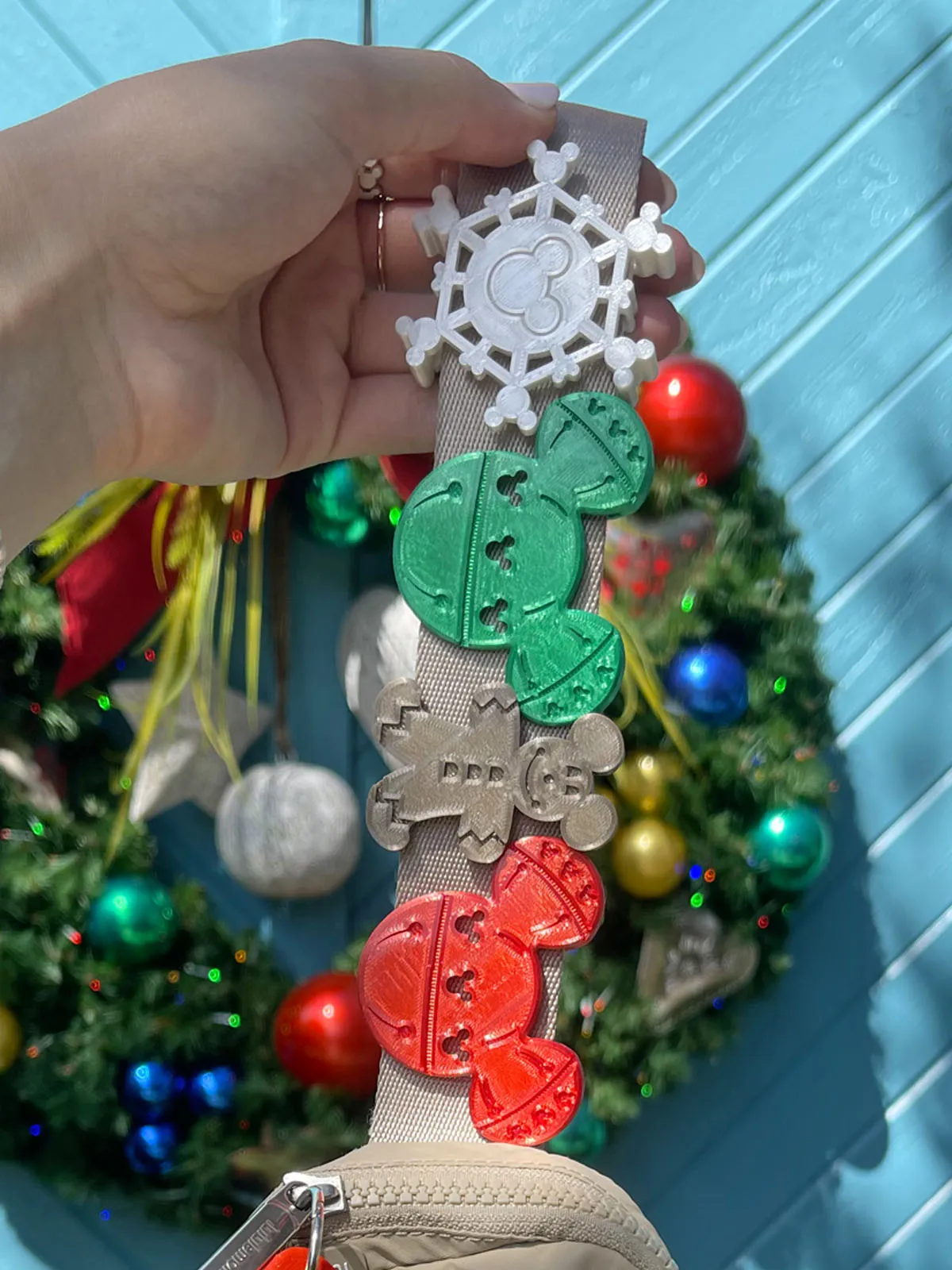 Christmas Themed Belt and Bag Charms