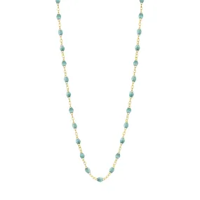 Classic Gigi Iceberg necklace, Yellow Gold, 16.5