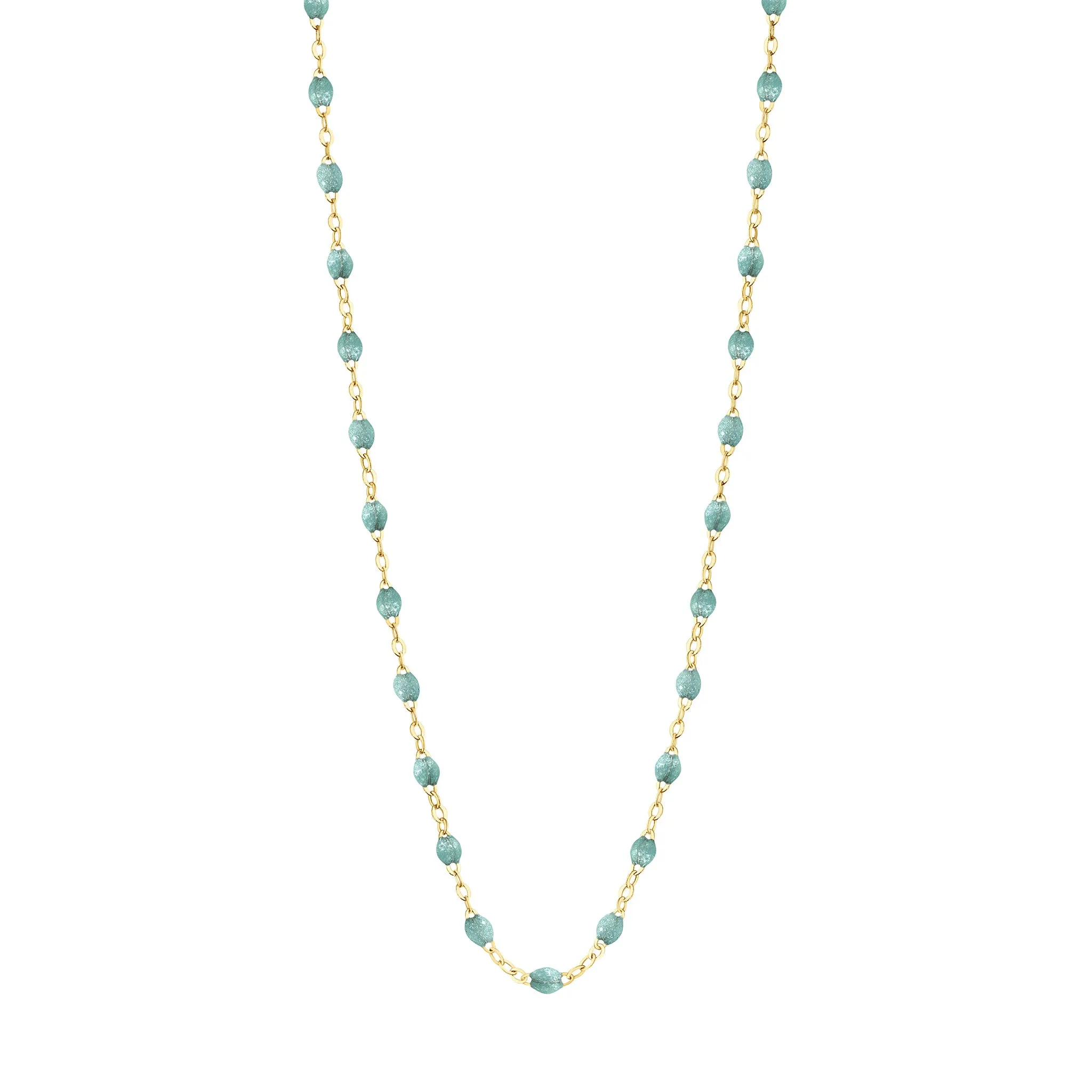 Classic Gigi Iceberg necklace, Yellow Gold, 17.7