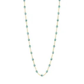 Classic Gigi Iceberg necklace, Yellow Gold, 17.7