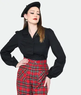 Collectif Black Jerry Blouse