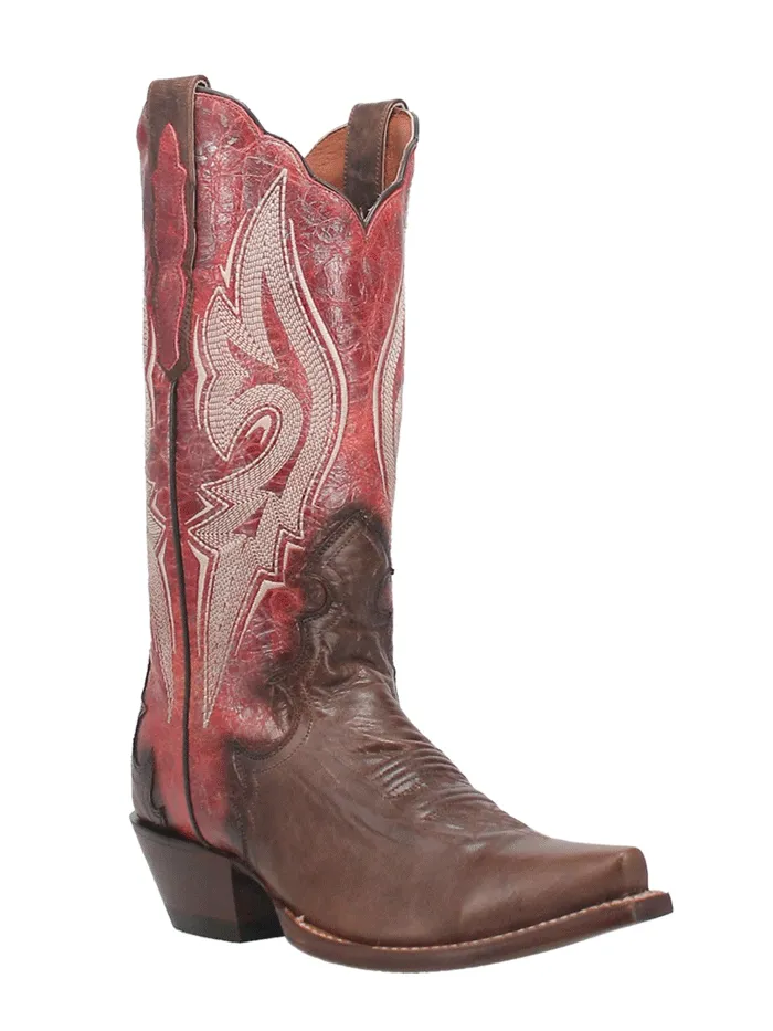 Dan Post DP4386 Womens Zoli Leather Boot Red - D