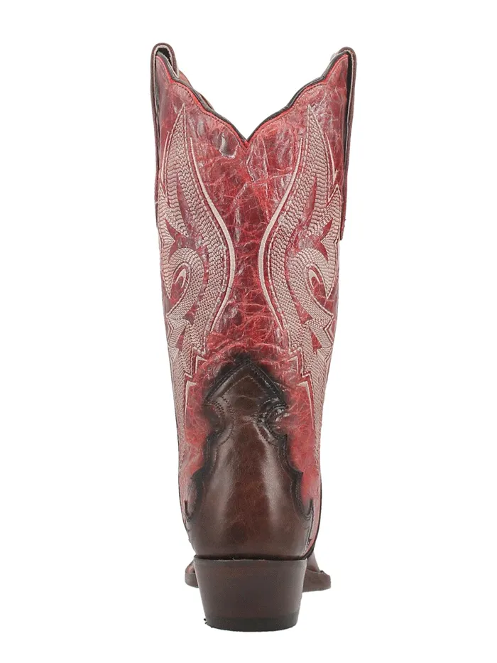 Dan Post DP4386 Womens Zoli Leather Boot Red - D