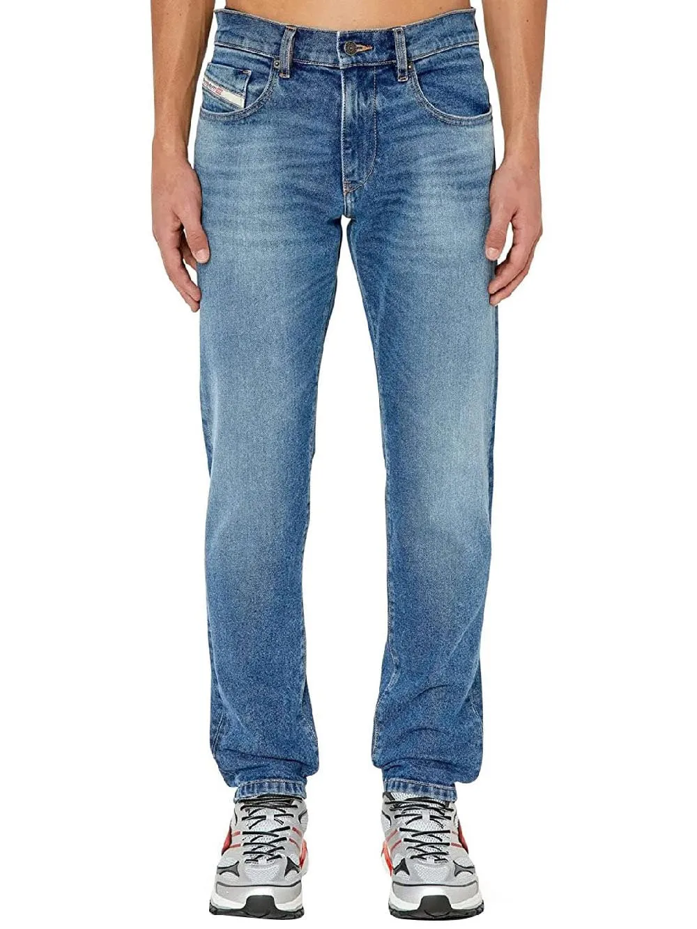 Diesel Jeans Uomo 2019 D-Strukt A03562 Blu medio