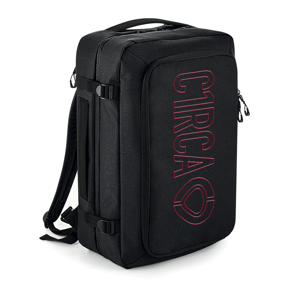 DIN ICON TRACK Escape Backpack - Black/Red