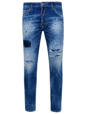 Dsquared2 Distressed Logo Patch Jeans