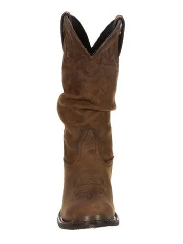 Durango RD542 Womens Slouch Western Boot Distressed Tan