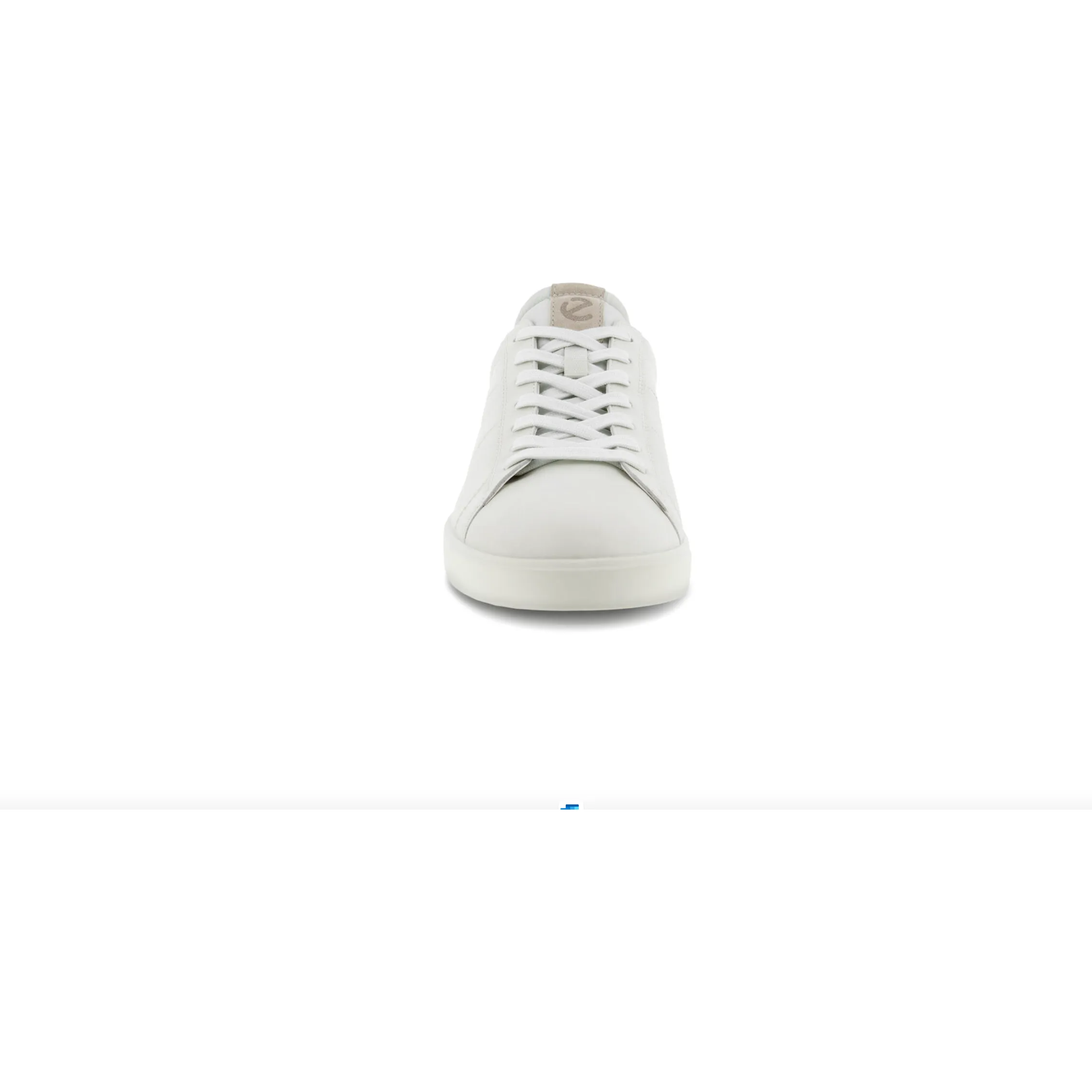 Ecco Men's Street Lite Sneaker in White Gravel