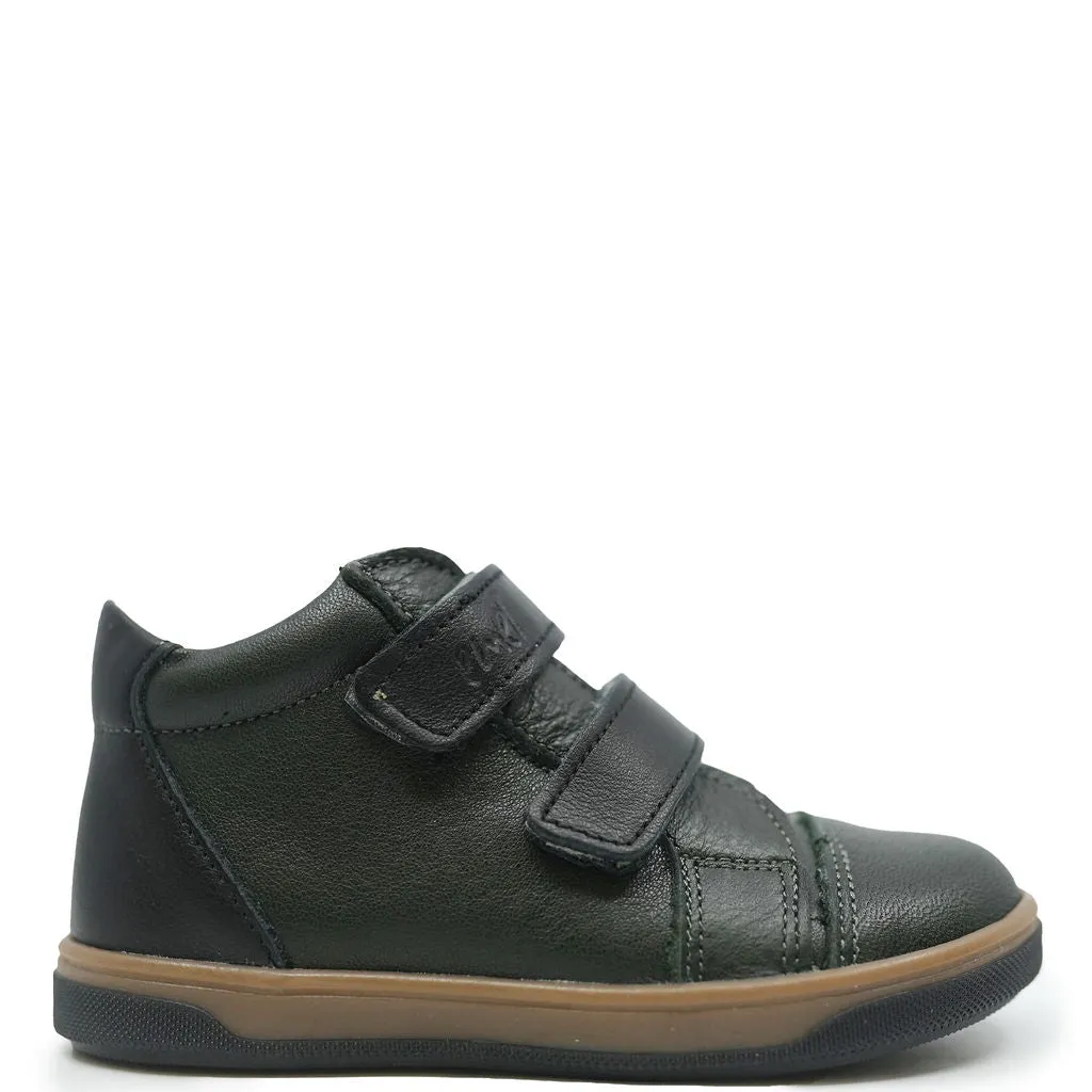 Emel Dark Green Velcro Baby Sneaker