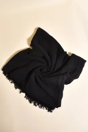 Esme Crinkle Scarf - Black