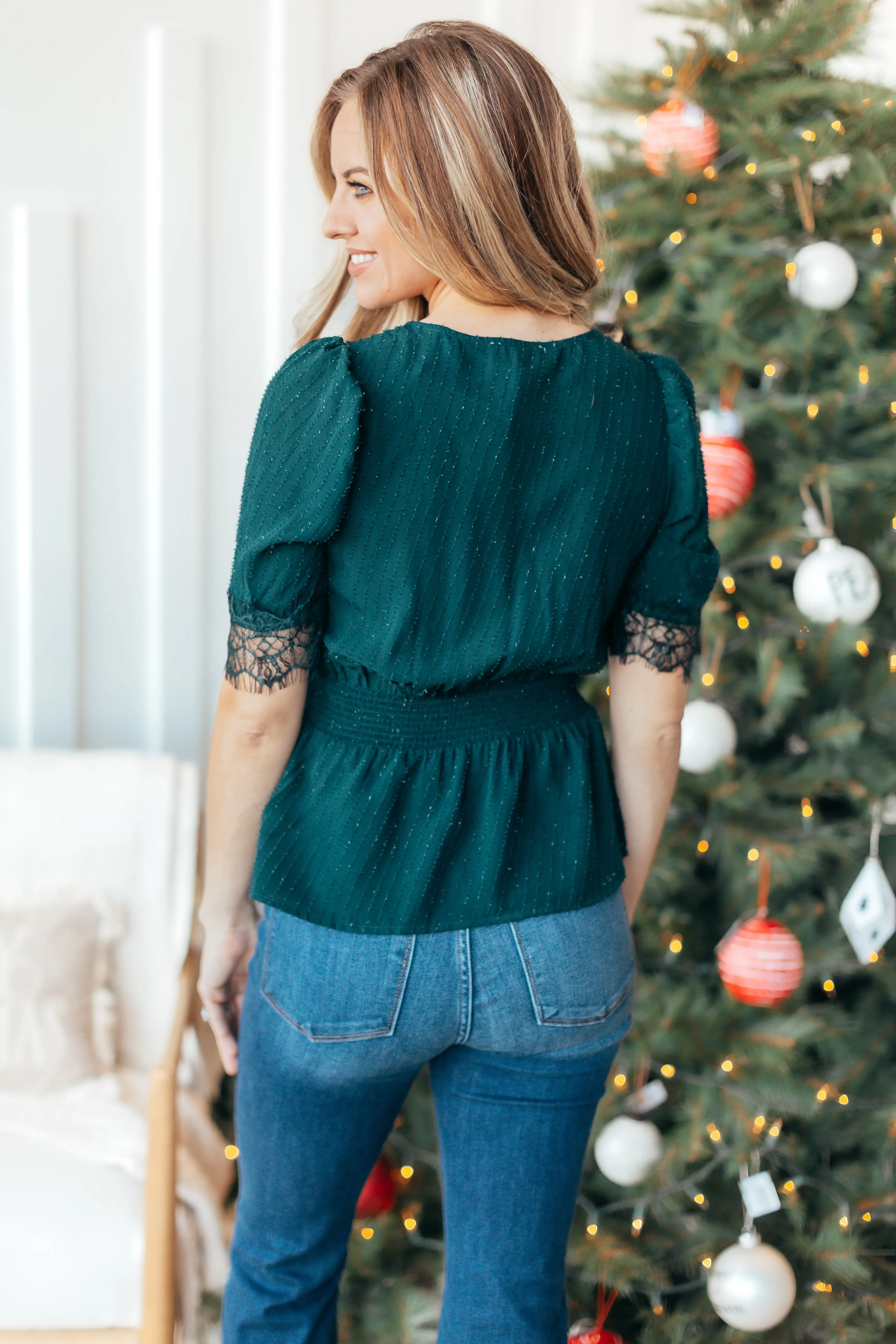 Eve Lace Accent Top