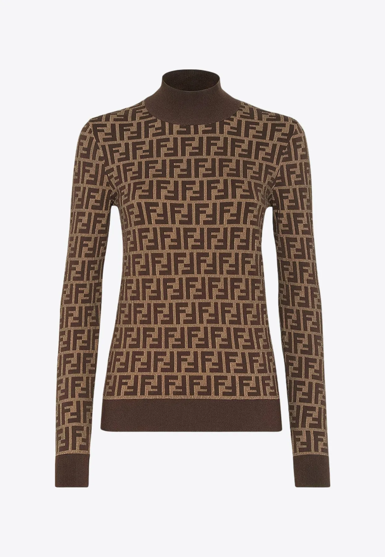 FF Monogram High-Neck Sweater