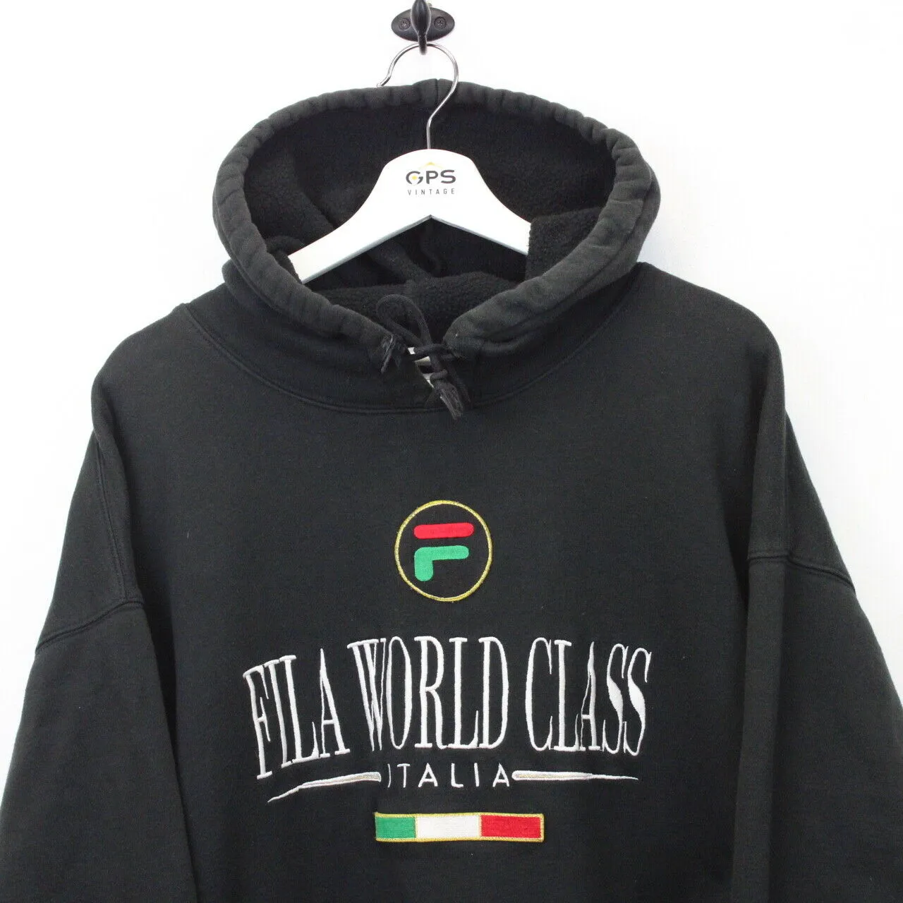 FILA 90s Hoodie Black | XL