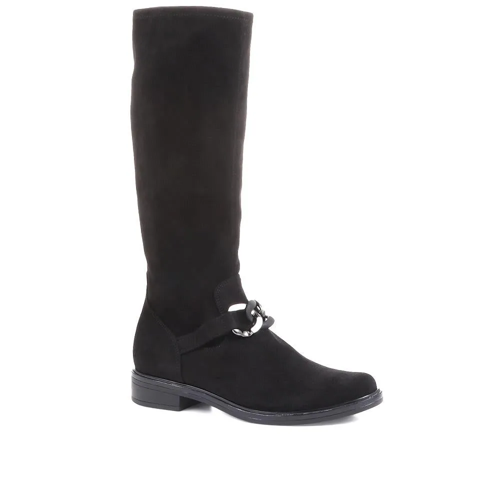 Flat Knee High Boots - CAPRI36501 / 322 510