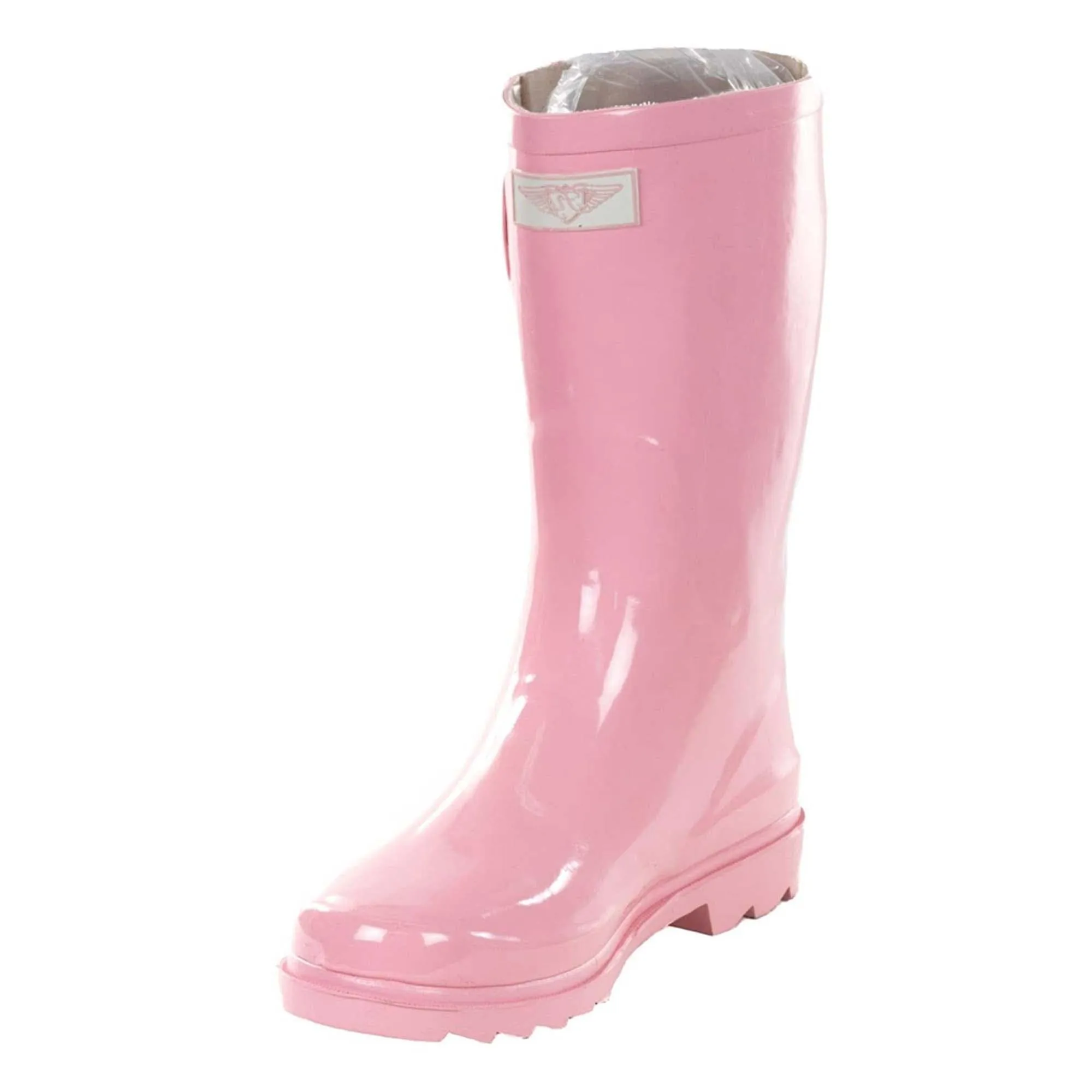 Forever Young Women's Mid-Calf Solid Color Rubber Rain Boots