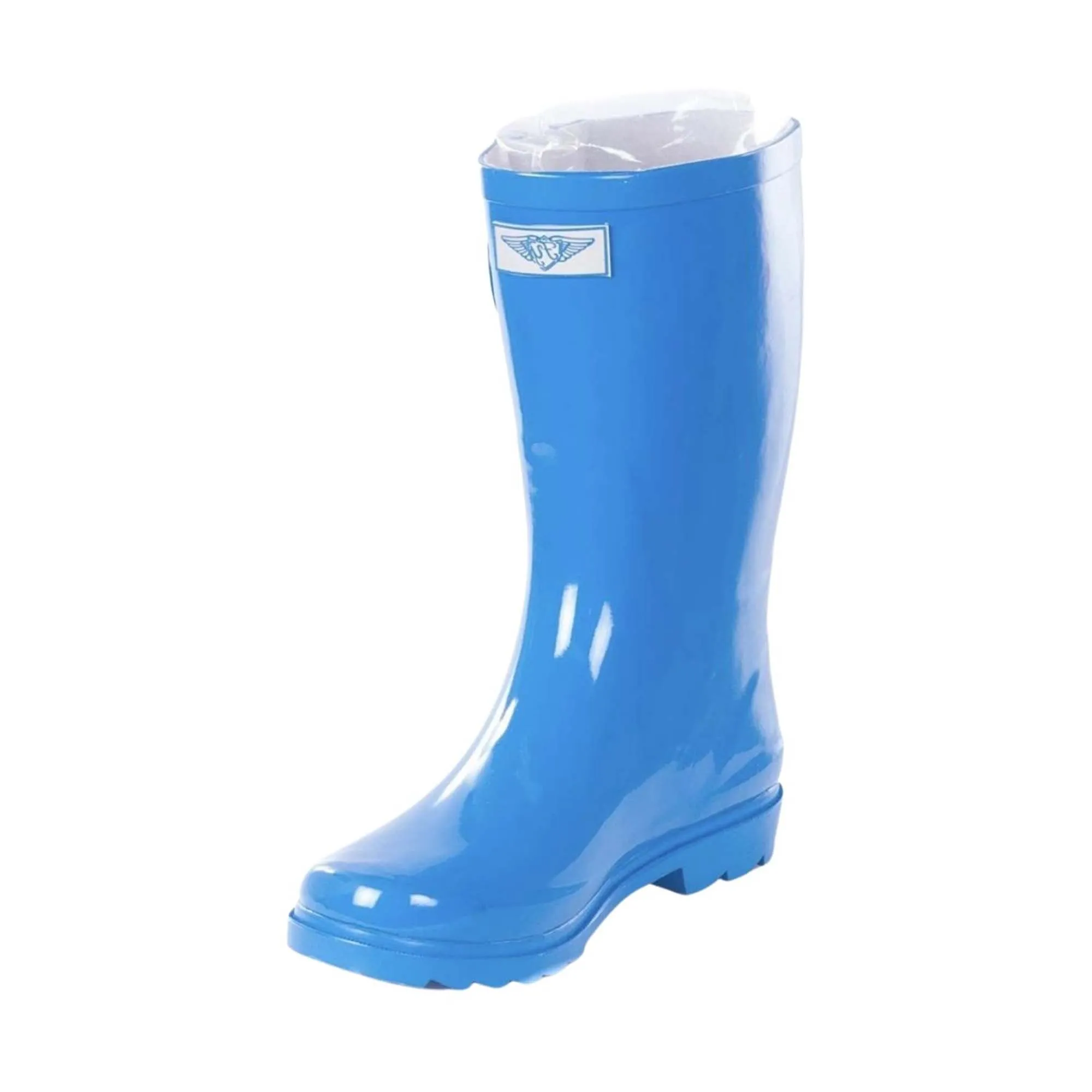 Forever Young Women's Mid-Calf Solid Color Rubber Rain Boots