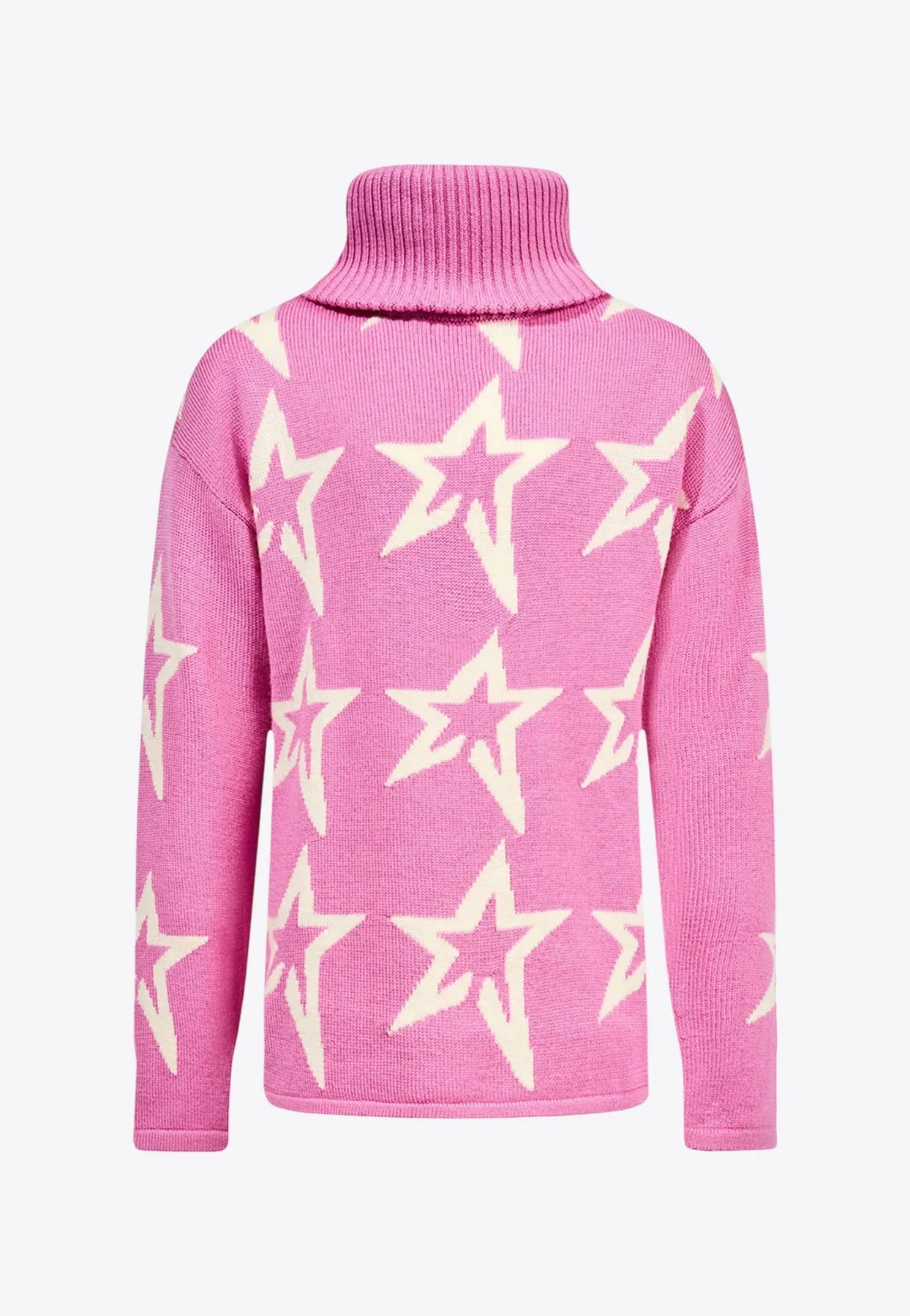 Girls Star Dust Wool Turtleneck Sweater