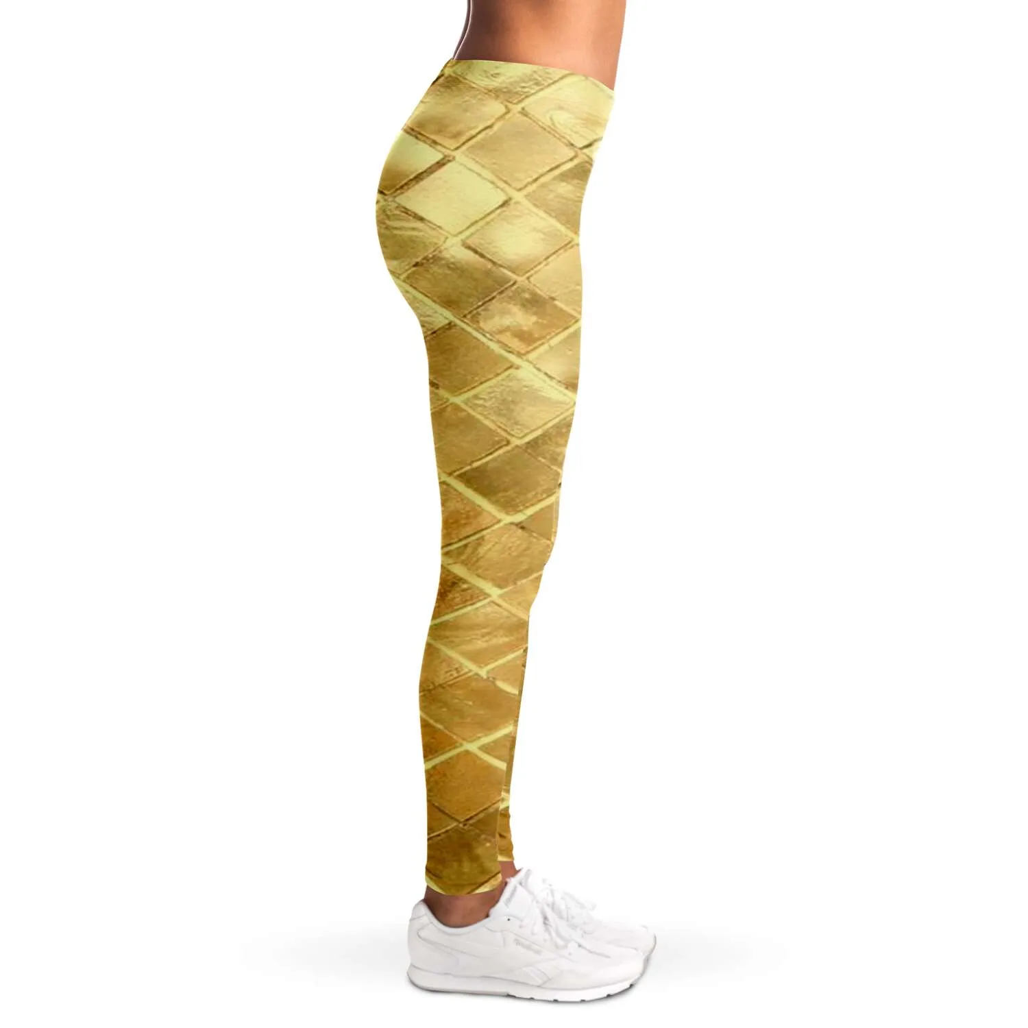 gold leggings