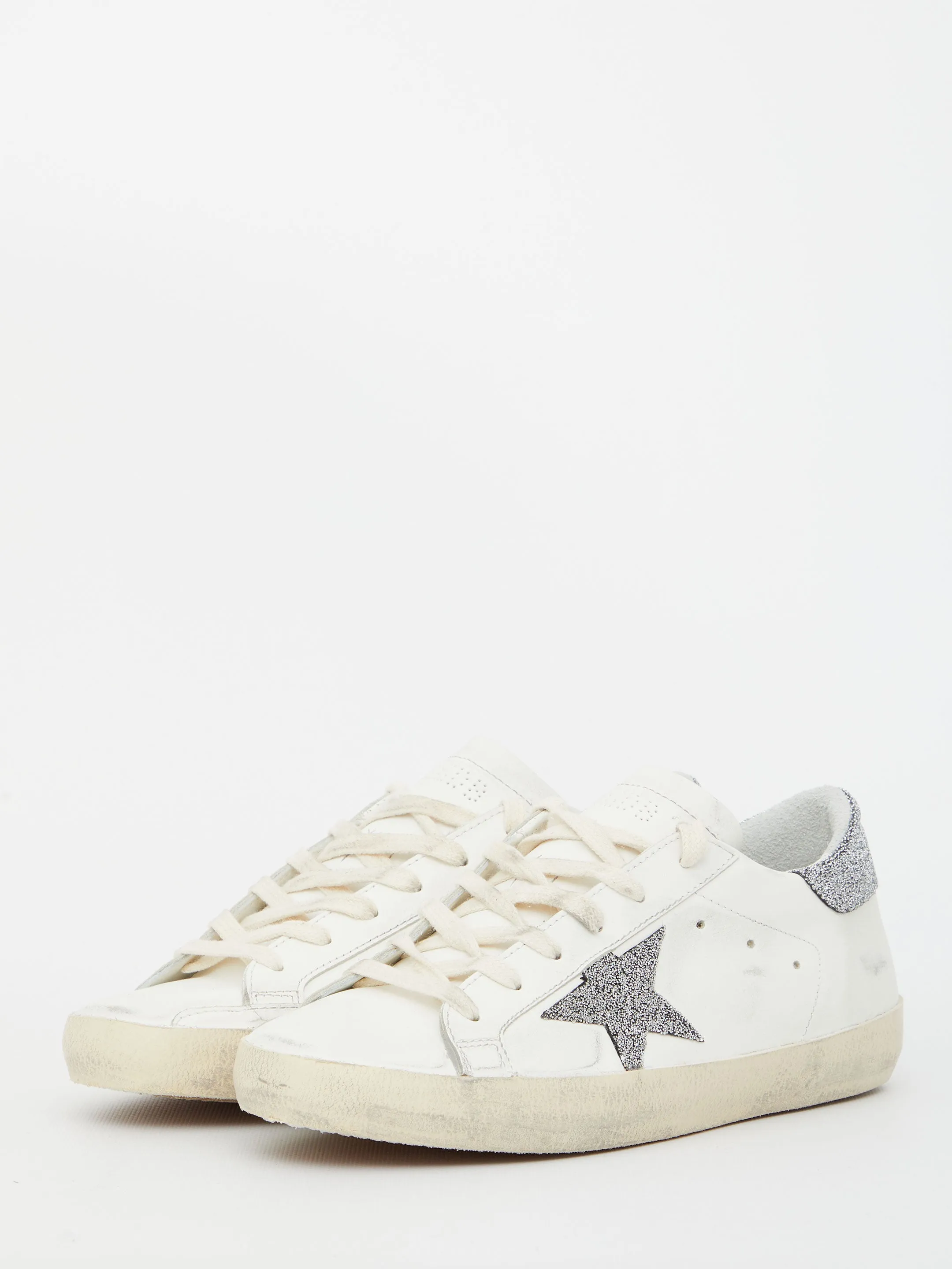 Golden Goose Deluxe Brand Super Star Glitter Sneakers