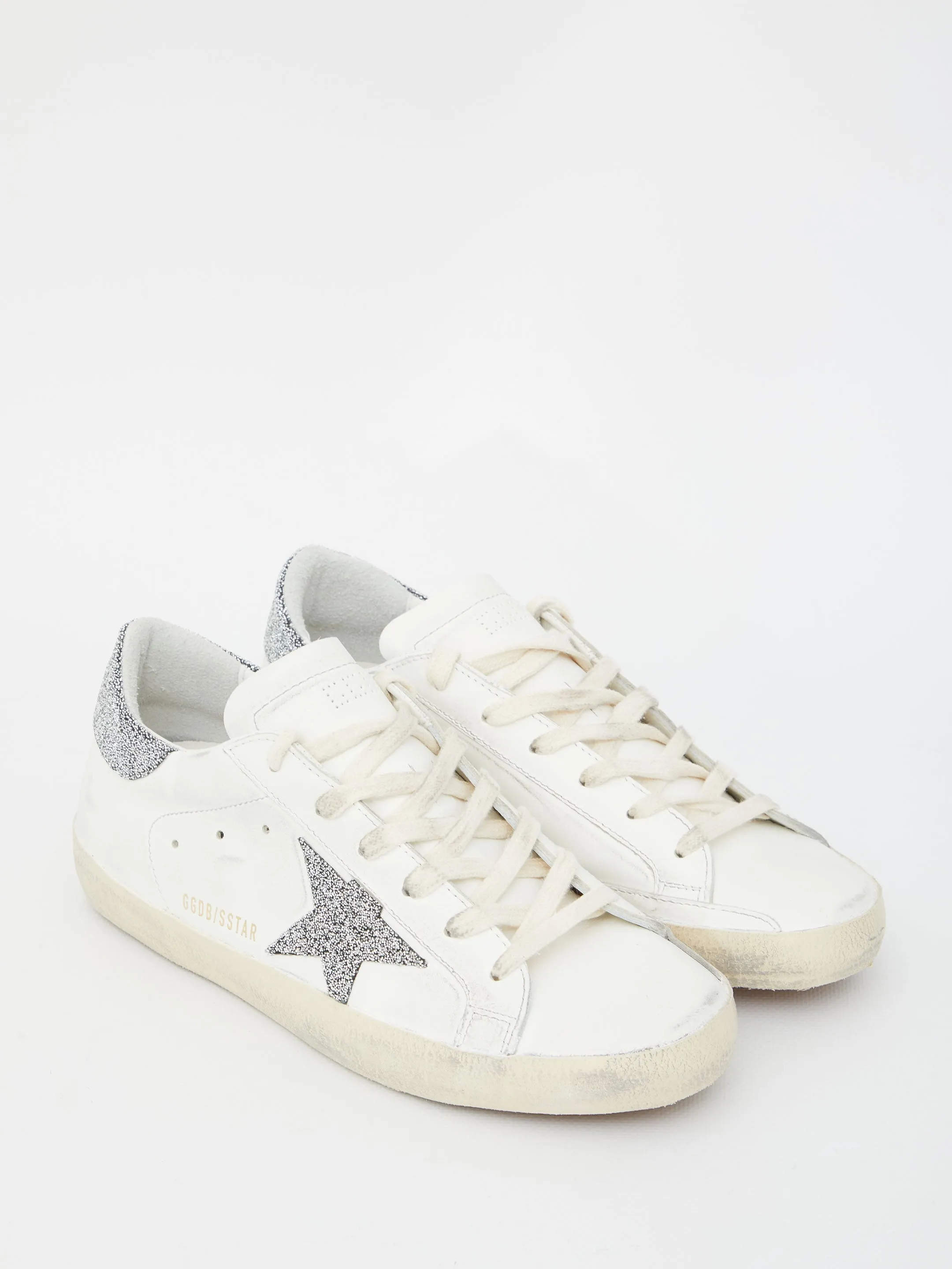 Golden Goose Deluxe Brand Super Star Glitter Sneakers