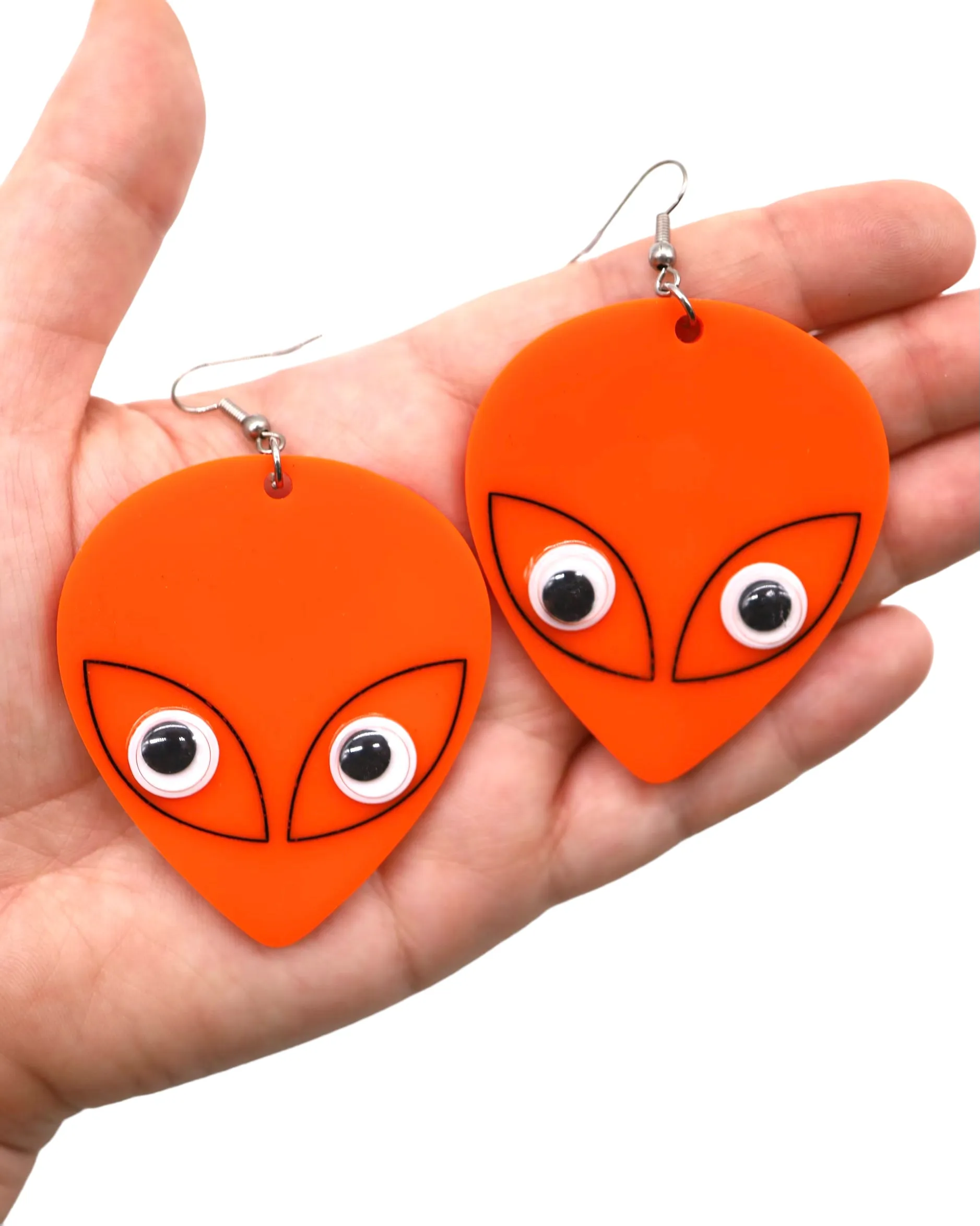 Googly Eye Alien Earrings