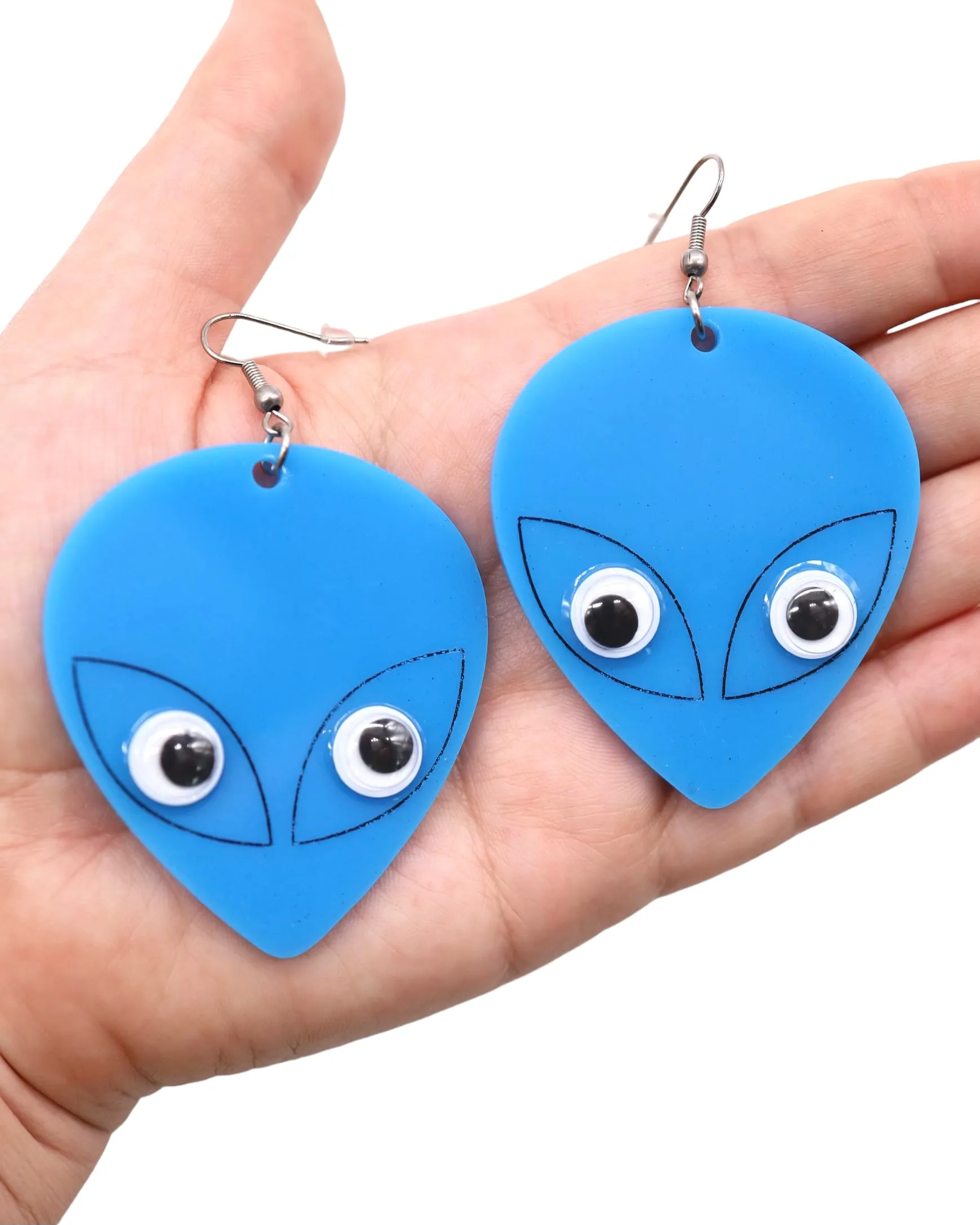 Googly Eye Alien Earrings