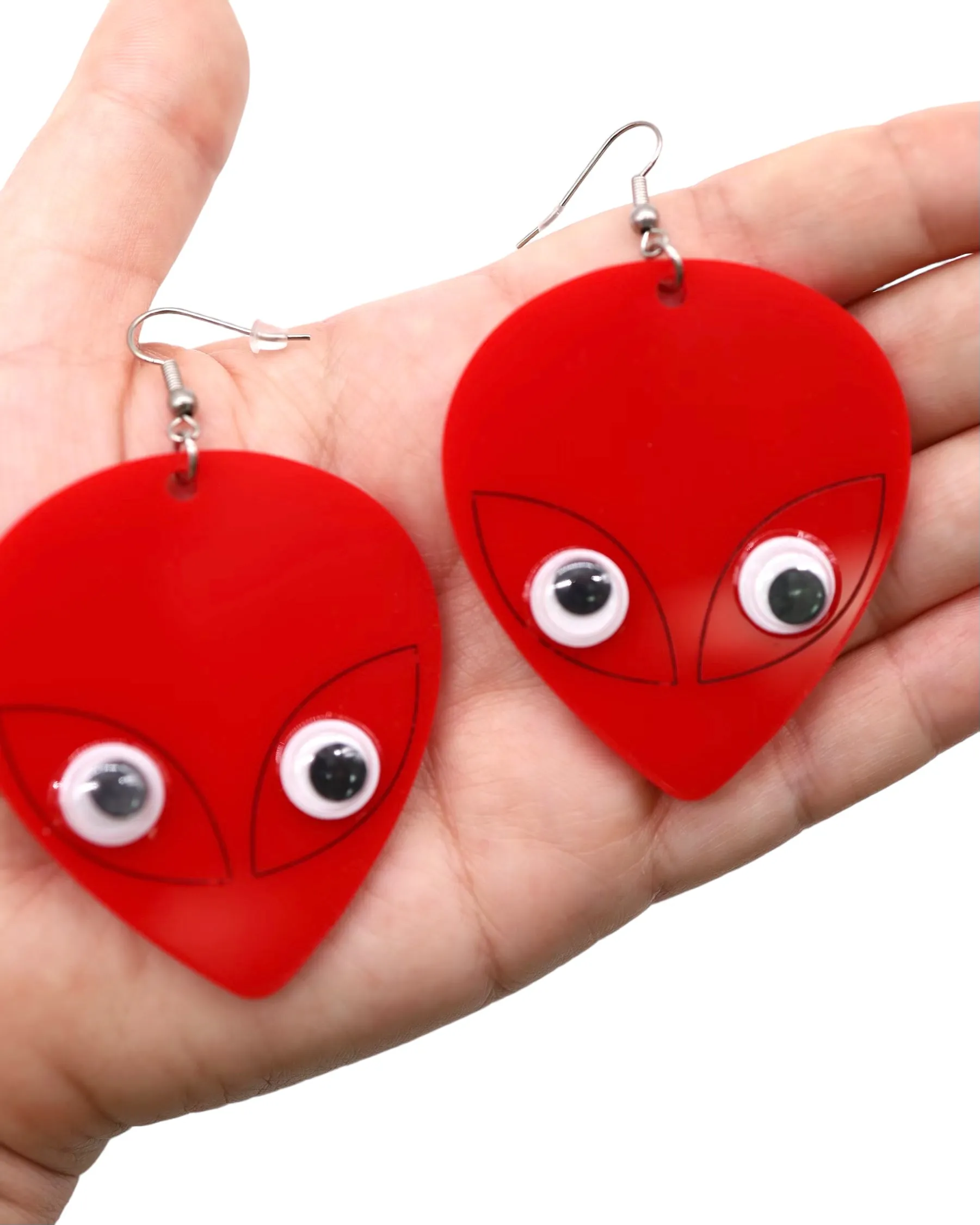 Googly Eye Alien Earrings