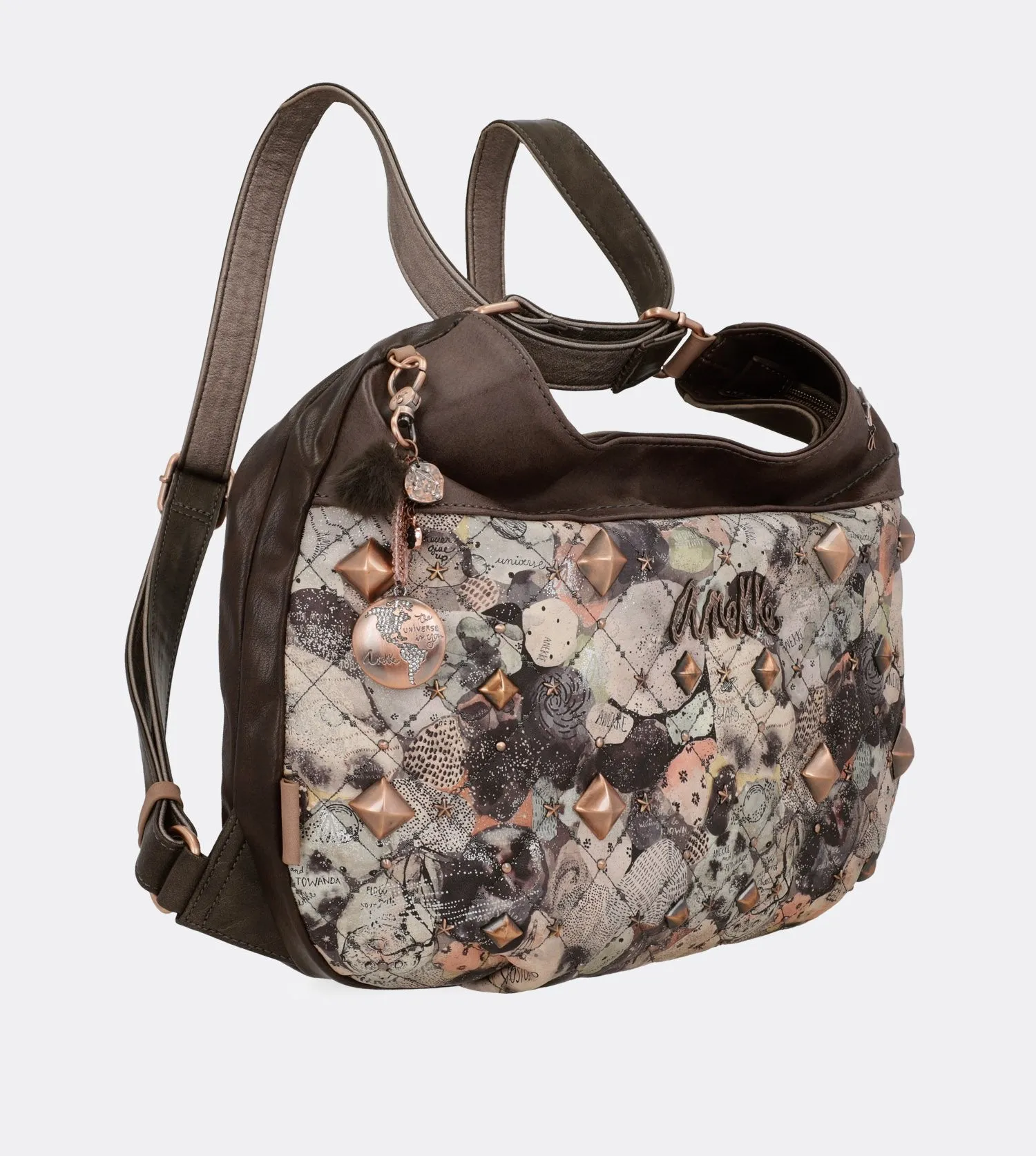 Gorgeous universe hobo bag that can be converted into a backpack