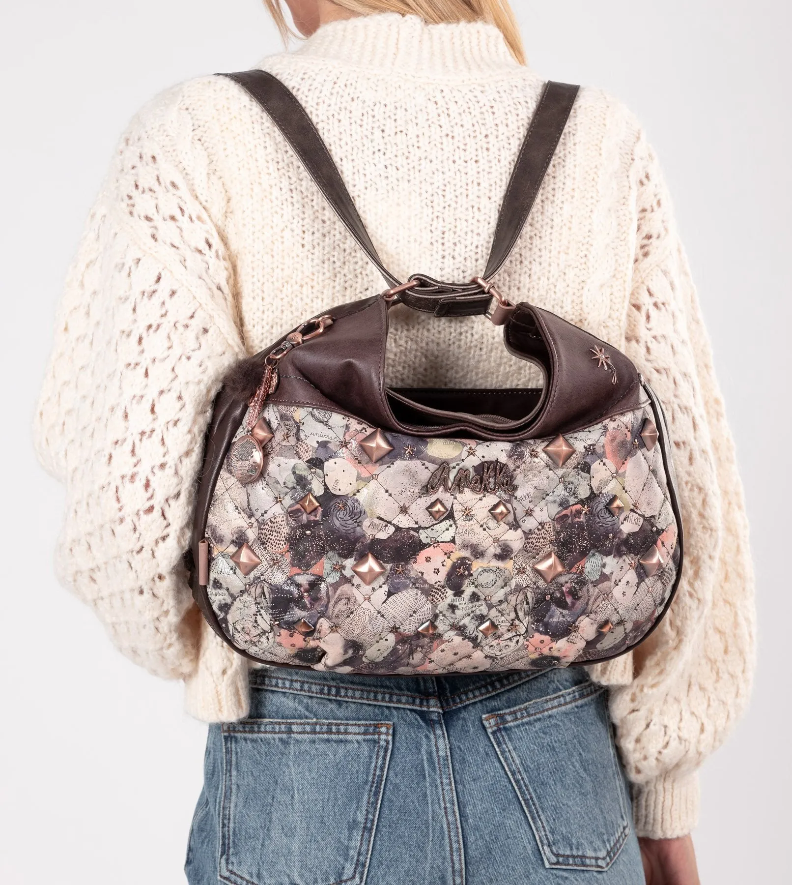 Gorgeous universe hobo bag that can be converted into a backpack