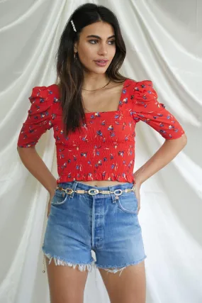 Holiday In Paris Crop Top - FINAL SALE