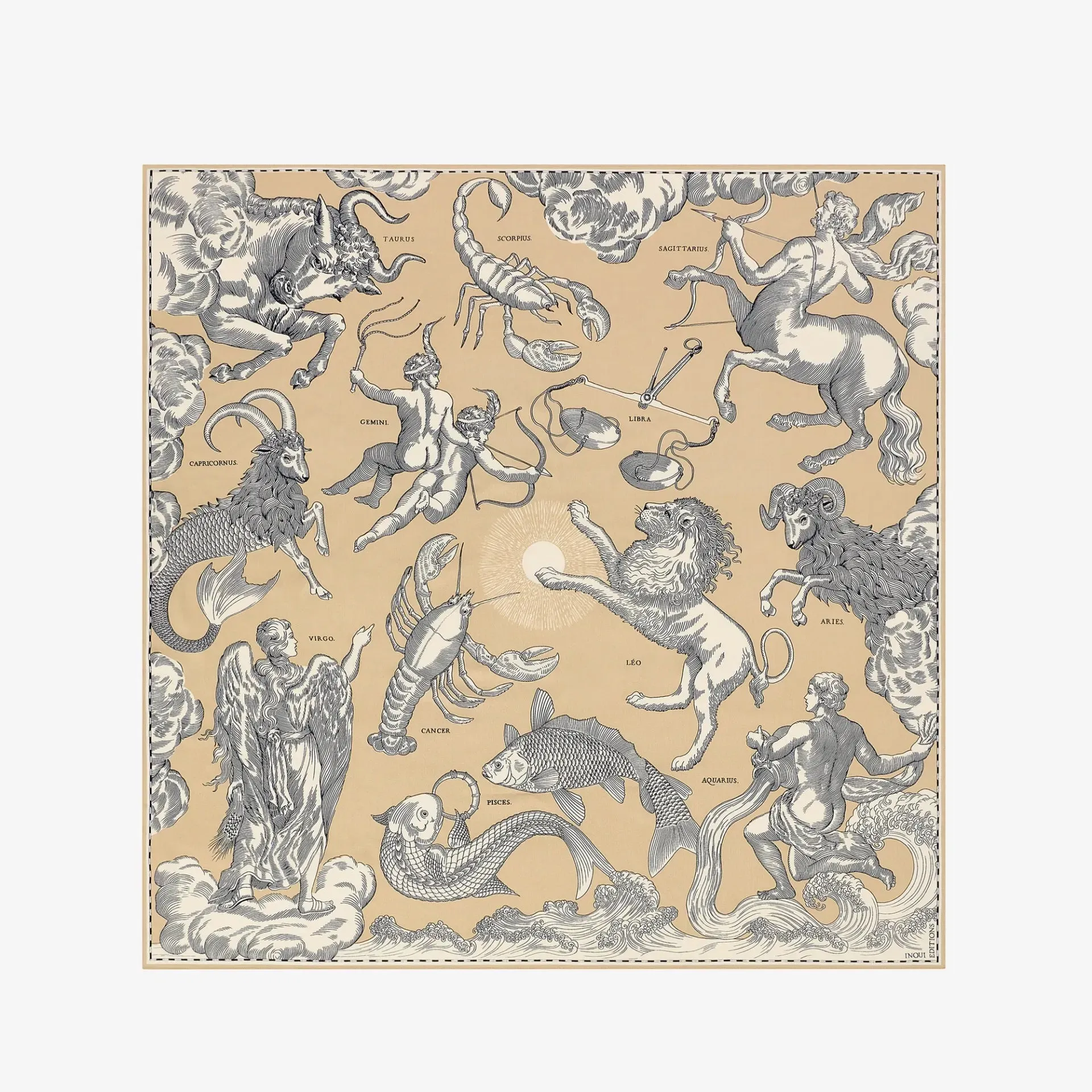 INOUI EDITIONS - ASTROLOGIE SILK/MODAL SCARF