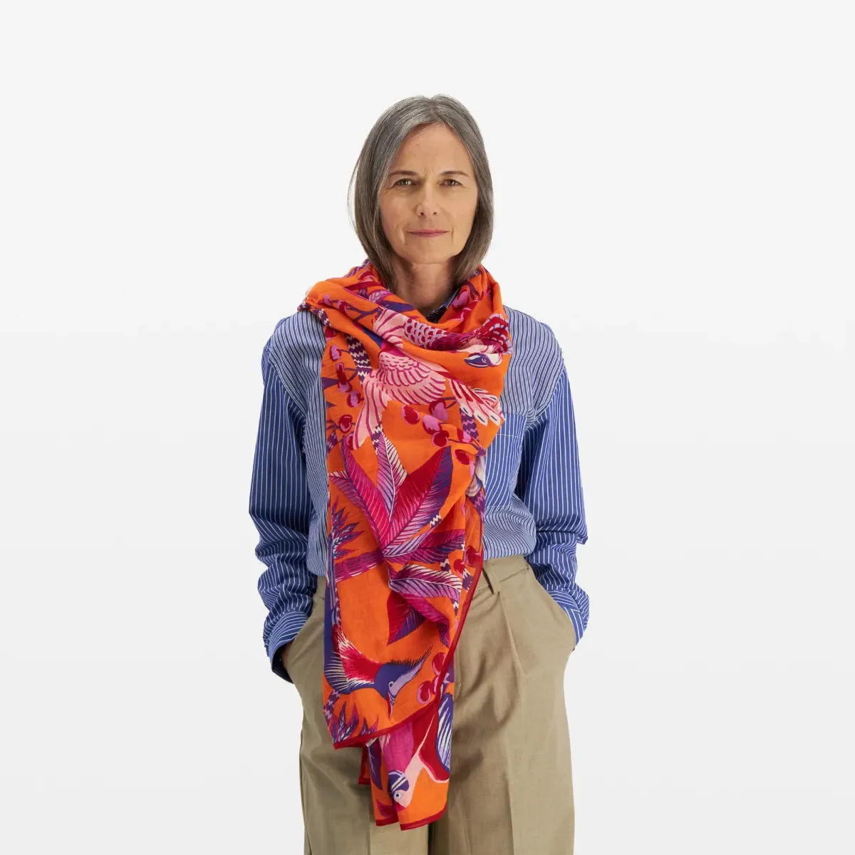 INOUI EDITIONS - CERISE COTTON SCARF