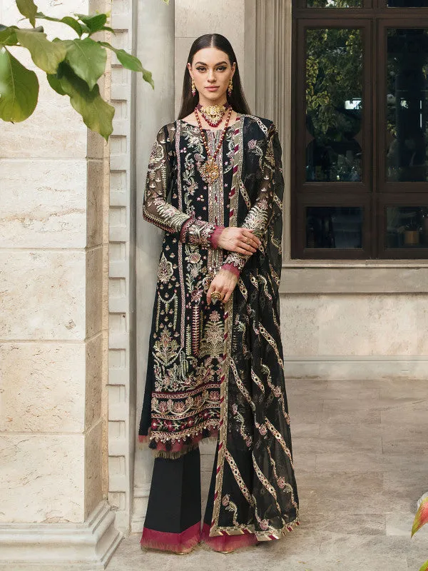 Isabella By Gulaal Embroidered Chiffon Unstitched 3 Piece Suit - 08