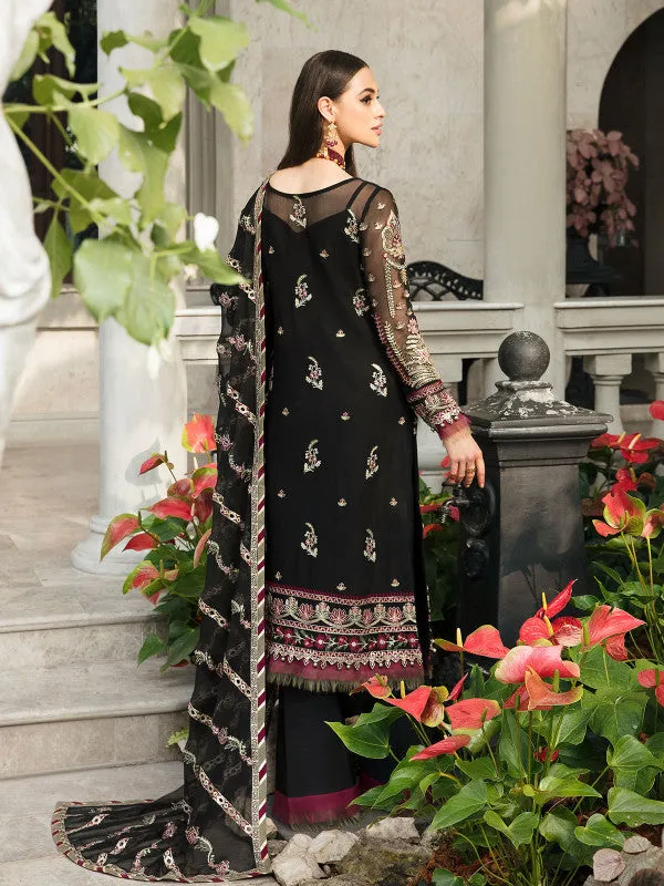 Isabella By Gulaal Embroidered Chiffon Unstitched 3 Piece Suit - 08