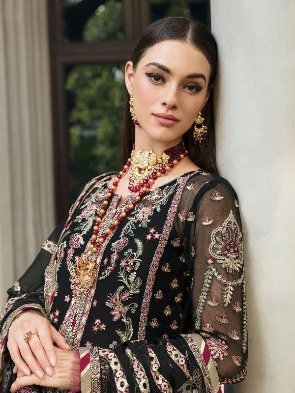 Isabella By Gulaal Embroidered Chiffon Unstitched 3 Piece Suit - 08